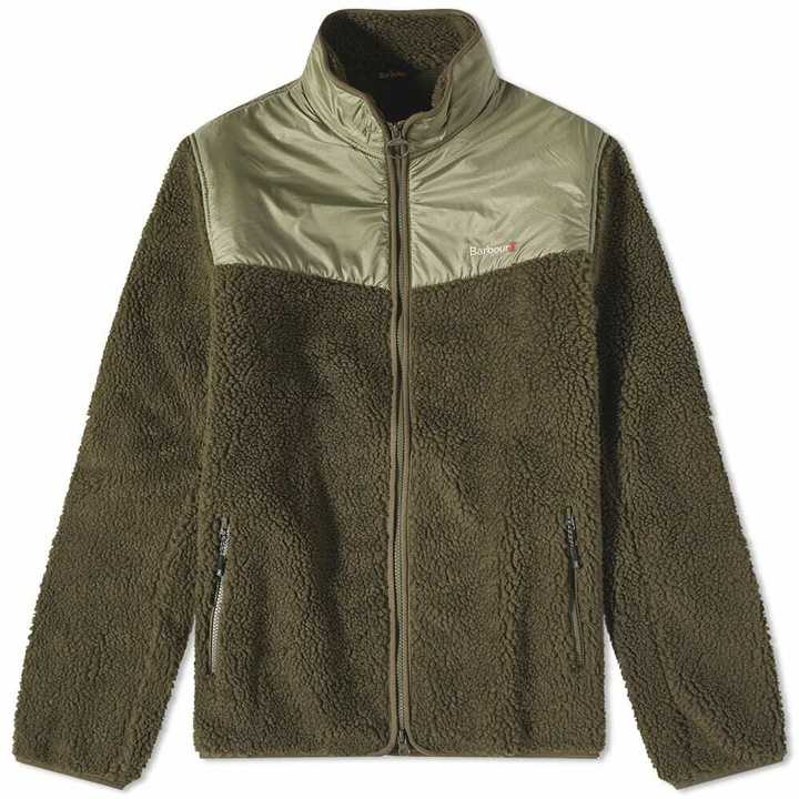 Photo: Barbour Men's Axis Sherpa Fleece in Olive