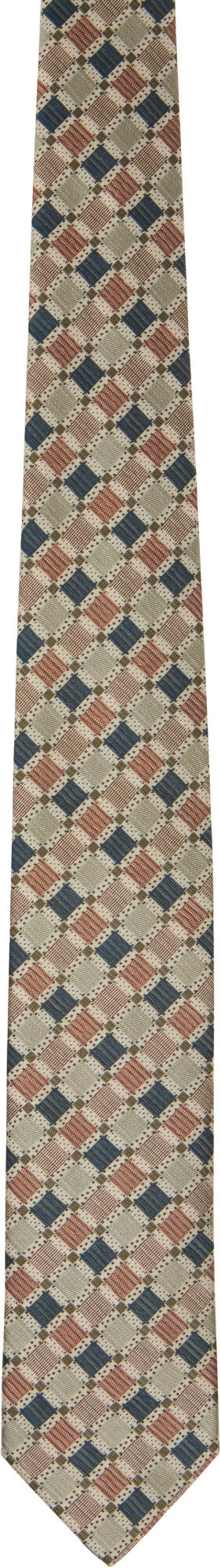 Sunflower Beige Silk Tie