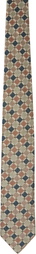 Sunflower Beige Silk Tie