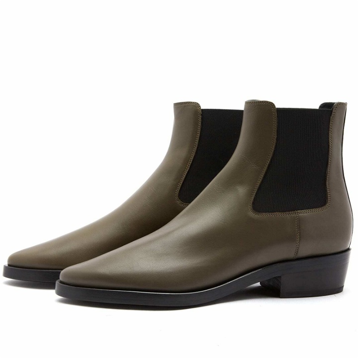 Photo: Fear Of God Men's Eternal Cowboy Boot in Olive