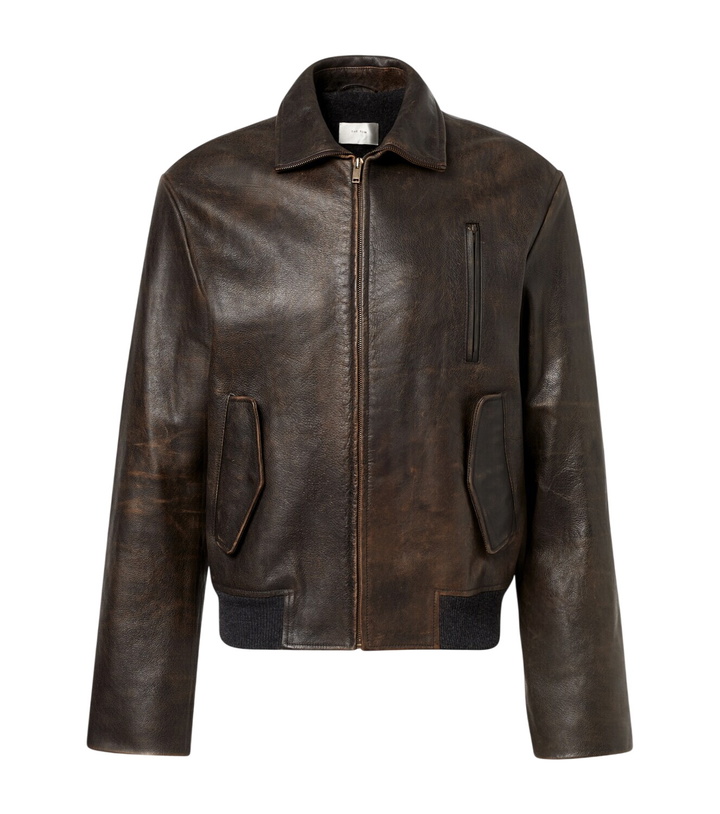 Photo: The Row Akia leather jacket