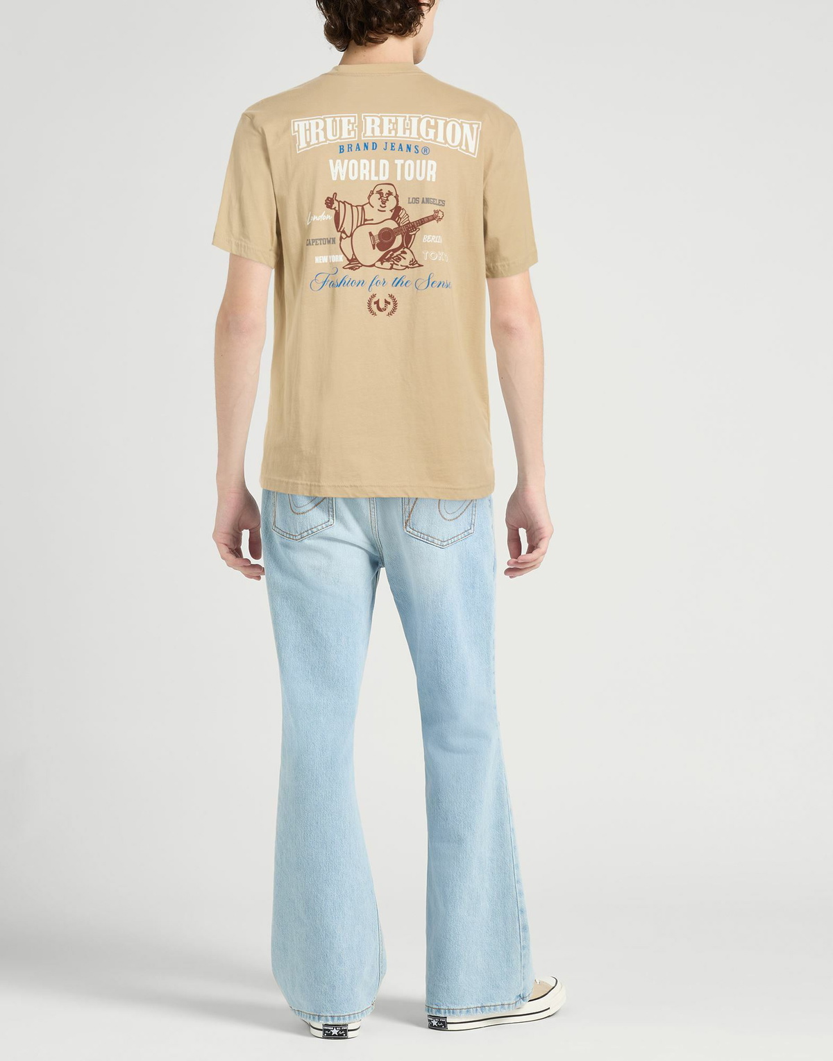 True Religion Mens T-shirt Sand