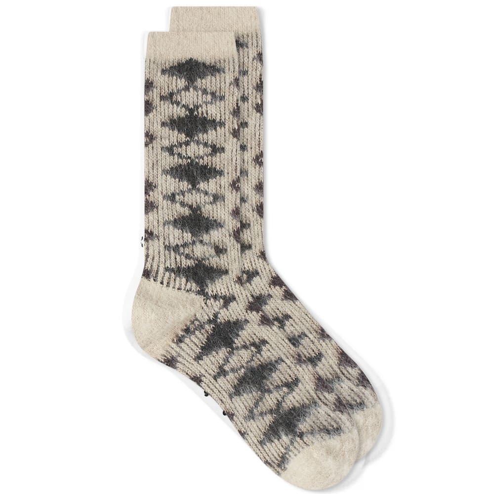 Anonymous Ism Napping Diamond Jacquard Crew Sock Anonymous Ism