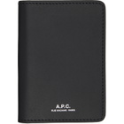 A.P.C. Black Stefan Card Holder