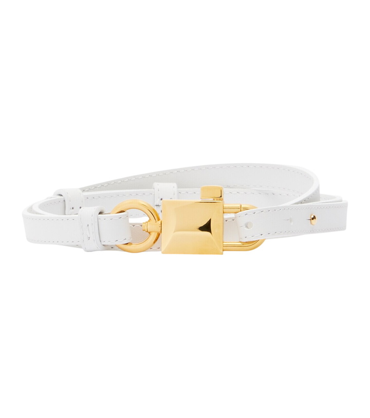 Photo: Dolce&Gabbana Lock leather belt