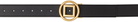 KIMHĒKIM Black Logo Belt