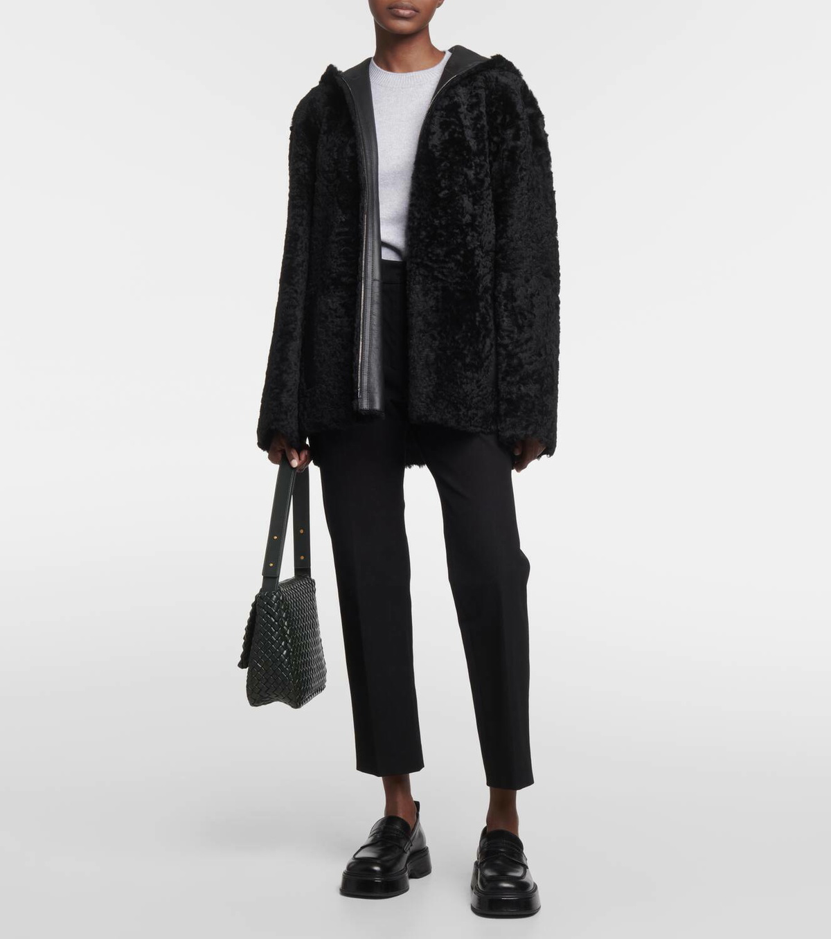 Joseph Cosser reversible shearling coat