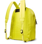 A.P.C. - Logo and Leather-Trimmed Ripstop Backpack - Men - Yellow