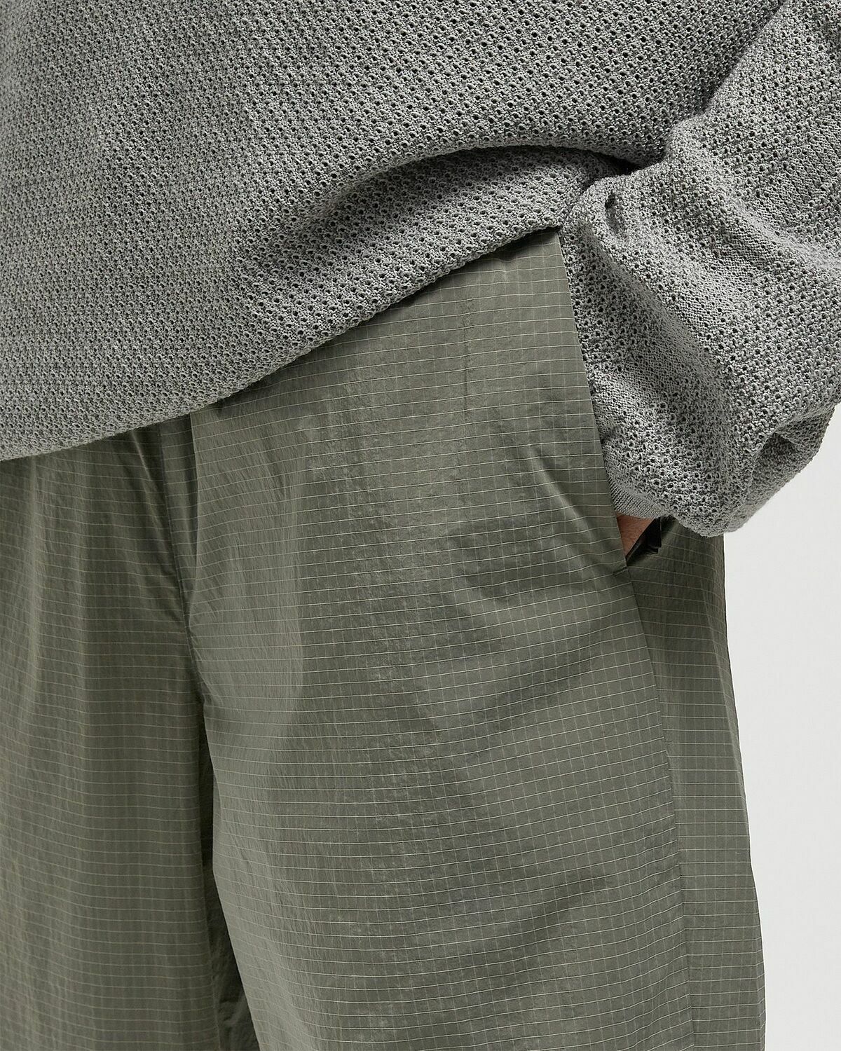 Goldwin Dope Dyed Rip-stop Pants Green Mens Casual Pant