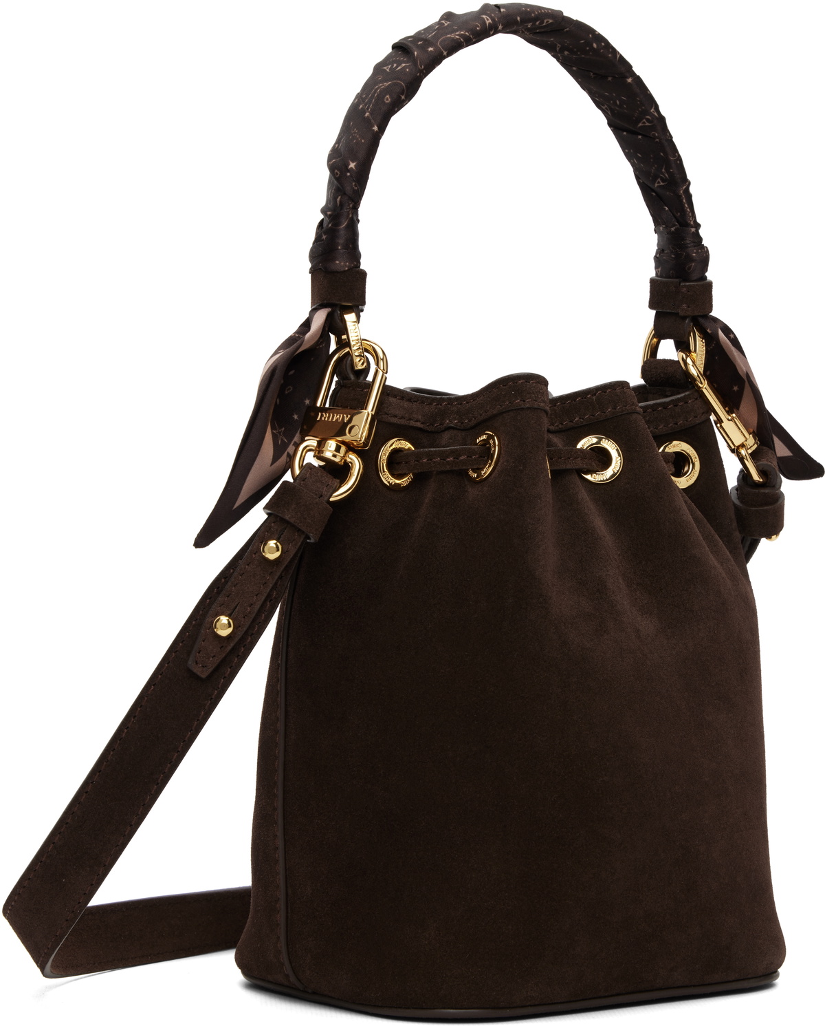 AMIRI Brown Micro MA Bucket Bag
