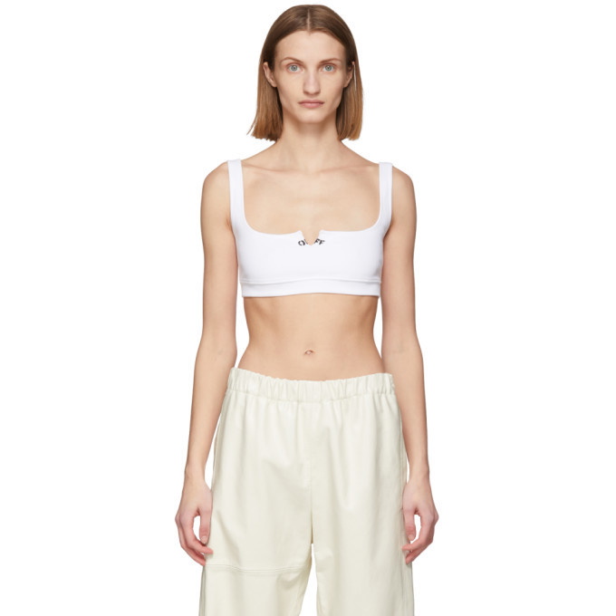 Photo: Off-White White Rib Tank Top