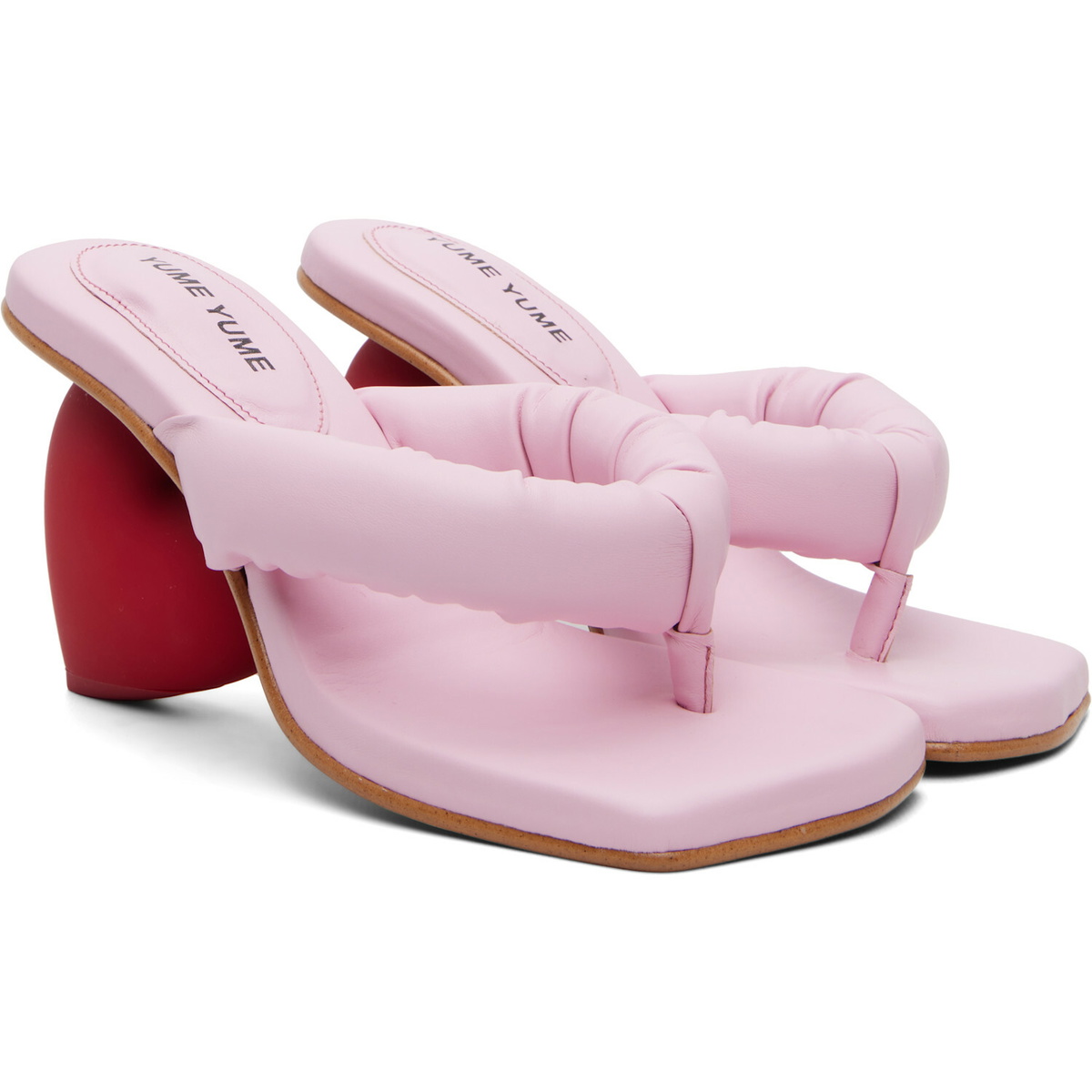 YUME YUME Pink Love Mule Heeled Sandals