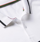 Nike Tennis - NikeCourt Advantage Printed DRI-Fit Tennis Polo Shirt - Men - White