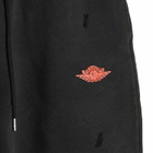 Air Jordan Rare Air Pullover Fleece Short in Black/Chile Red