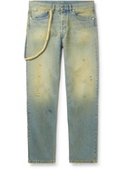 Maison Margiela - Straight-Leg Distressed Denim Jeans - Blue