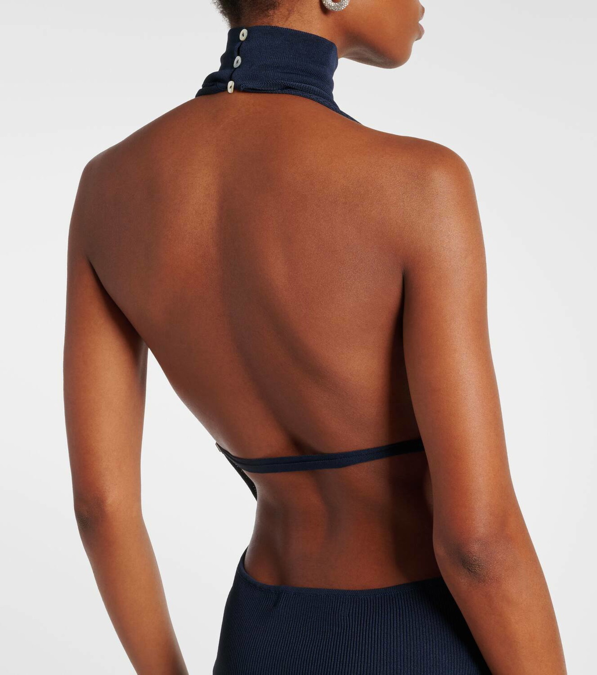 Aya Muse Draped halterneck gown Aya Muse