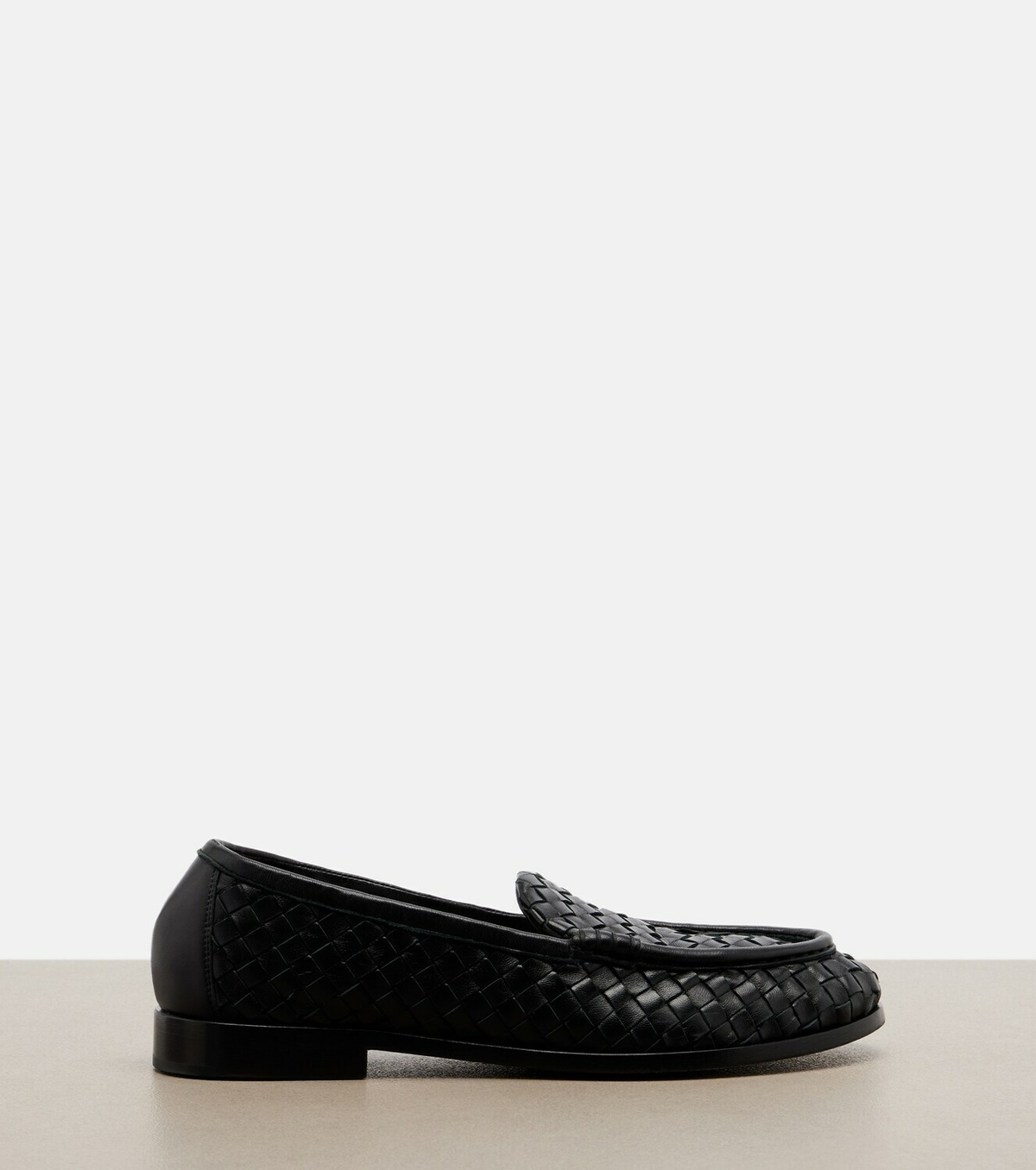 Bottega Veneta Silenzio Intrecciato leather loafers