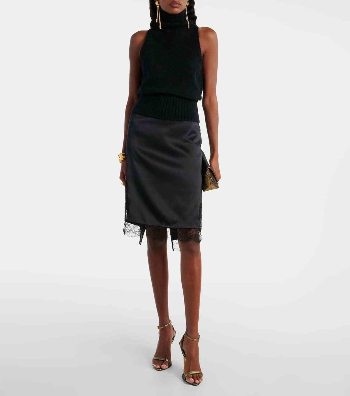 Tom Ford Cashmere and silk turtleneck top