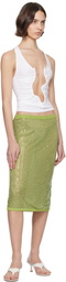 Christopher Esber White Salacia Ruched Tank Top