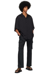Moschino Black Button Up Shirt
