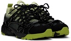 44 Label Group Black & Green Symbiont Sneakers