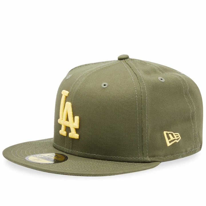 Photo: New Era LA Dodgers League Essential 59Fifty Cap in Green