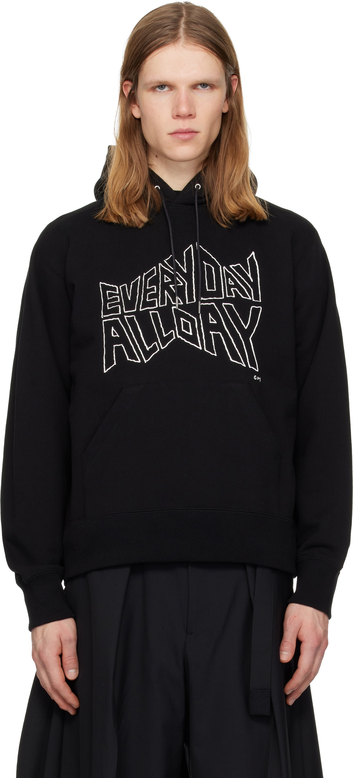 sacai　 Graphic Print Hoodie スウェット パーカー sacai Black Interstellar Hoodie Sacai