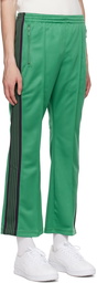 NEEDLES Green Pinched Seams Track Pants