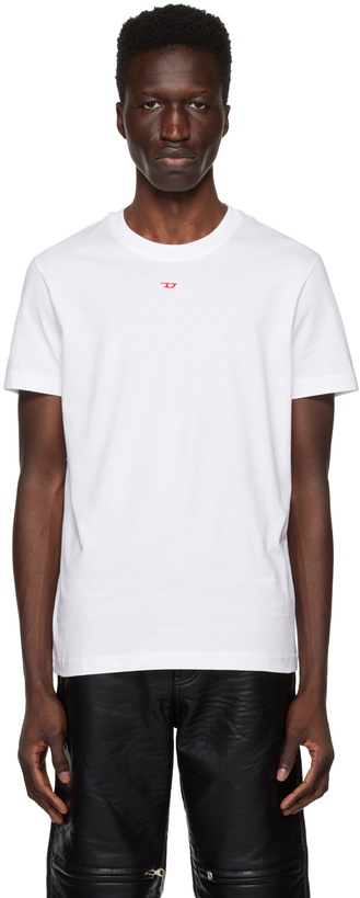 Photo: Diesel White T-Diegor-D T-Shirt