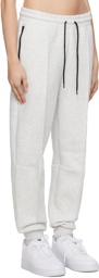 Nike Gray Double-Faced Lounge Pants