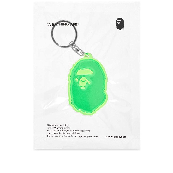 Photo: A Bathing Ape Ape Head Reflective Keychain