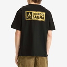 FrizmWORKS Men's Thunder Sauna Signboard T-Shirt in Black
