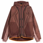 Nike ISPA Adapt Air Jacket in Earth/Smokey Mauve/Monarch
