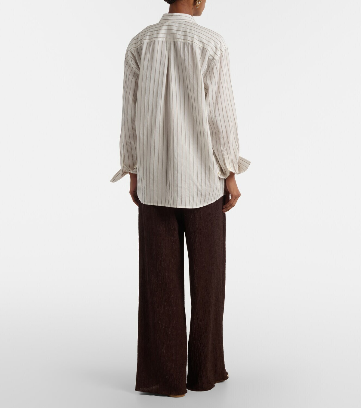 Jade Swim Mika seersucker wide-leg pants
