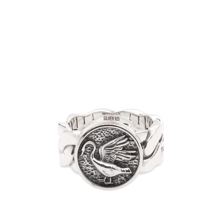Photo: Maple Men's Swan Ring in Silver
