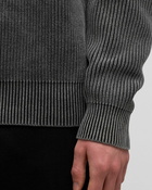 Jw Anderson Can Puller Half Zip Jumper Grey - Mens - Half Zips|Zippers & Cardigans