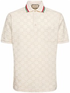 GUCCI - Stretch Cotton Blend Piqué Polo Shirt