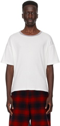 Bode White Rib Boxy T-Shirt