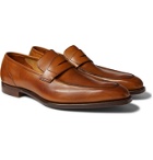 George Cleverley - George Leather Penny Loafers - Brown
