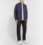 Albam - Button-Down Collar Cotton Oxford Shirt - Blue