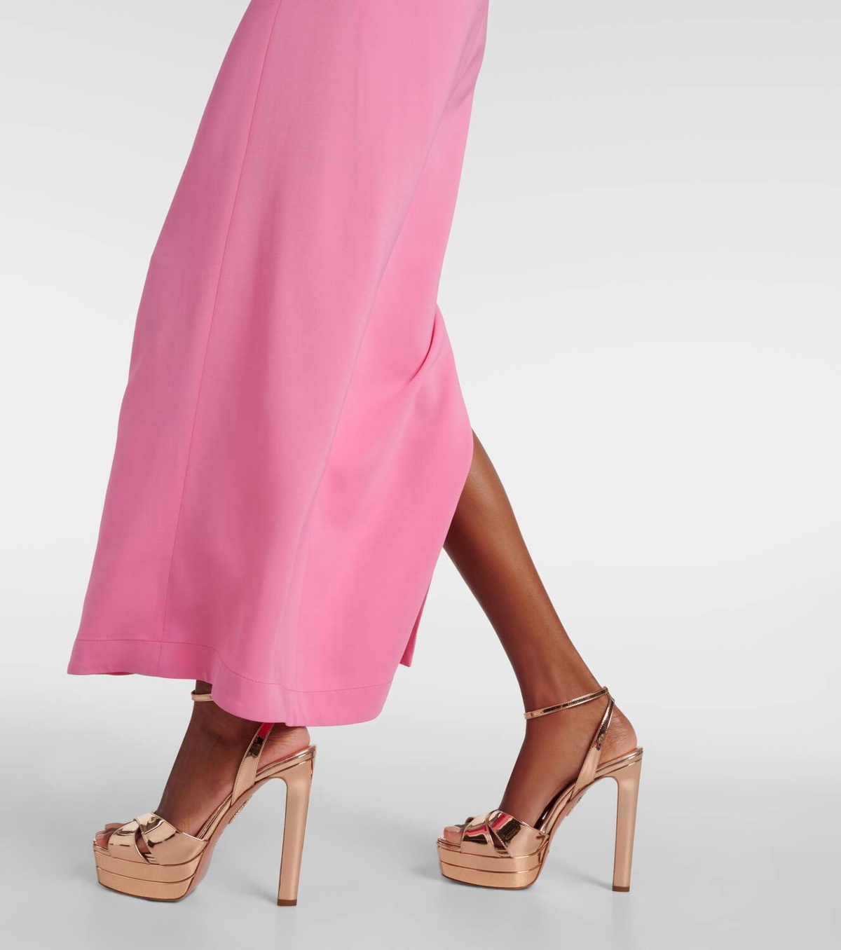 Aquazzura Divine mirrored leather platform sandals Aquazzura