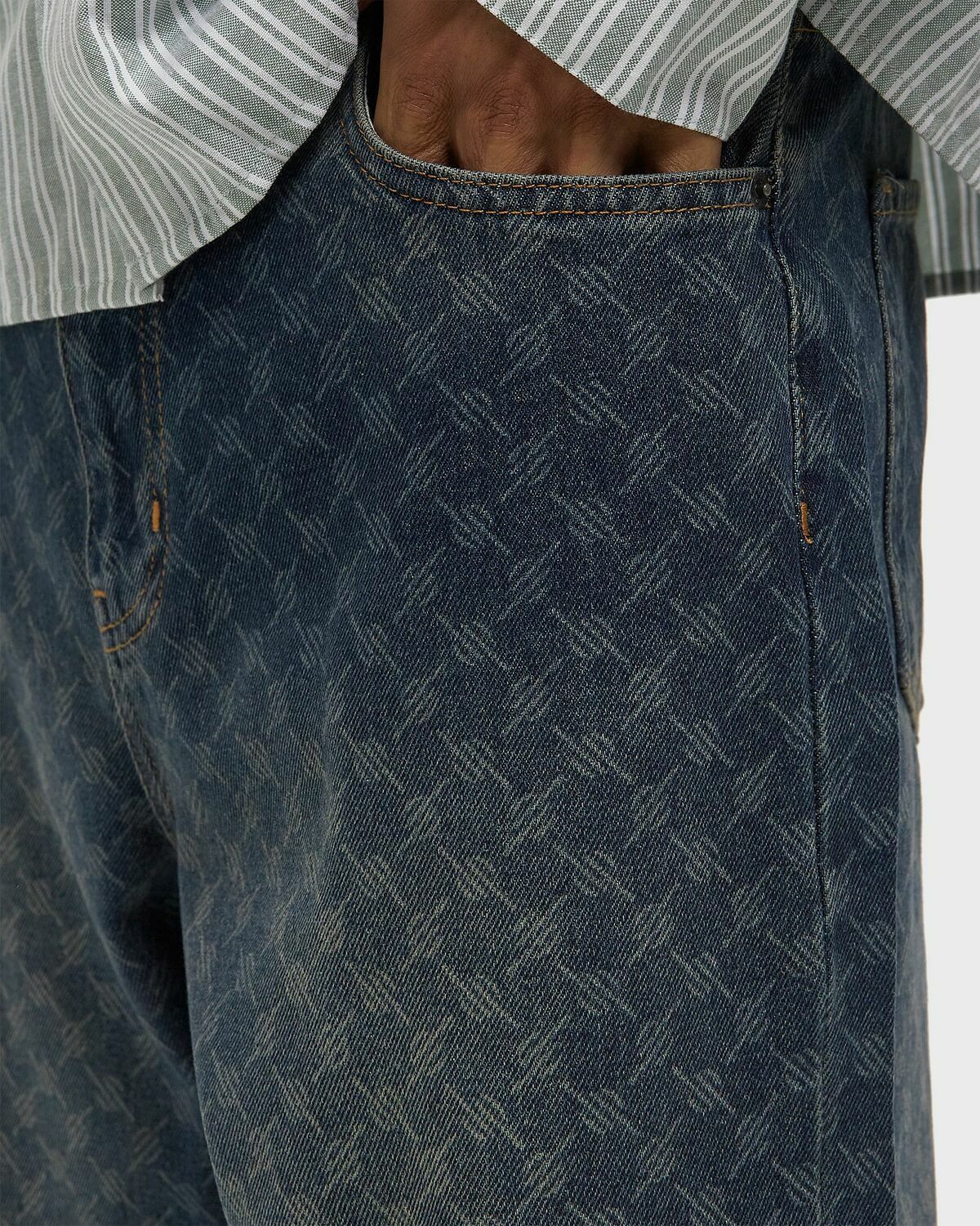 Daily Paper Amba monogram jeans Blue Men