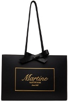 Martine Rose Black Large Shopper Tote