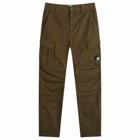 C.P. Company Men's Lens Double Cargo Pants in Ivy Green