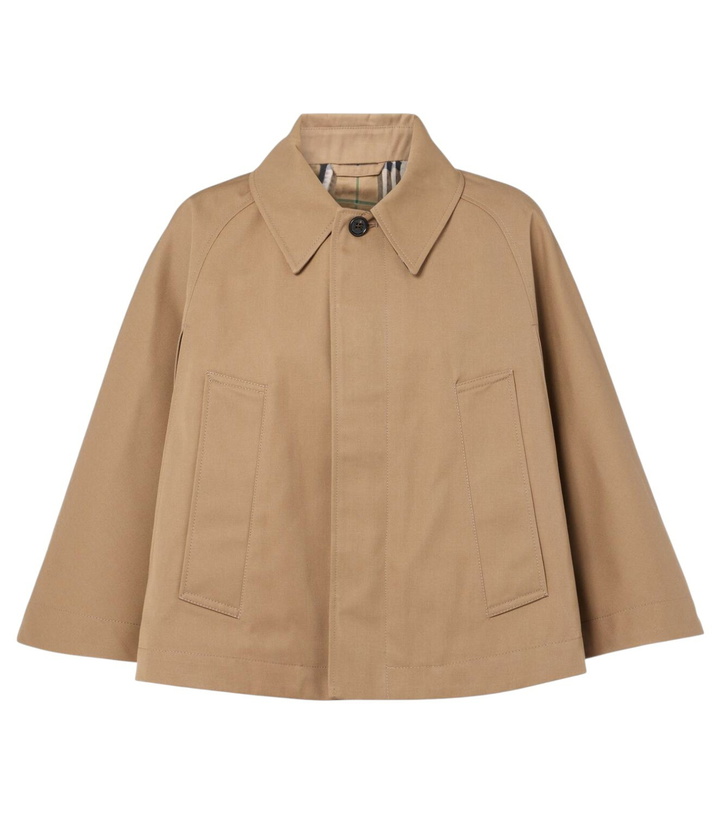 Photo: Burberry Cropped gabardine cape