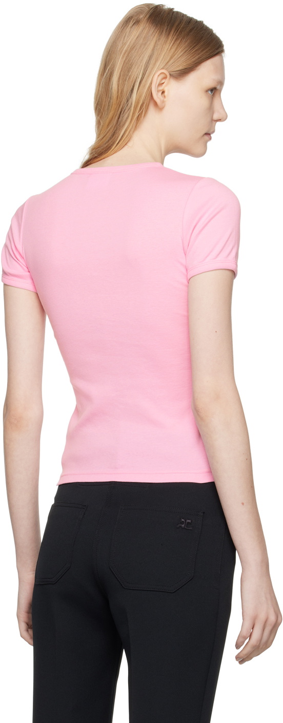 Tシャツ・カットソー Courreges Courreges Circle Contrast T-shirt CIRCLE CONTRAST T-SHIRT - courrèges