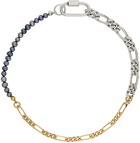 IN GOLD WE TRUST PARIS SSENSE Exclusive Bold & Thin Figaro Chain Necklace