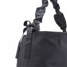 Story mfg. Men's Large Crossbody Drawstring Port-All Bag in Charcoal 