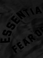 FEAR OF GOD ESSENTIALS - Logo-Appliquéd Shell Coach Jacket - Black