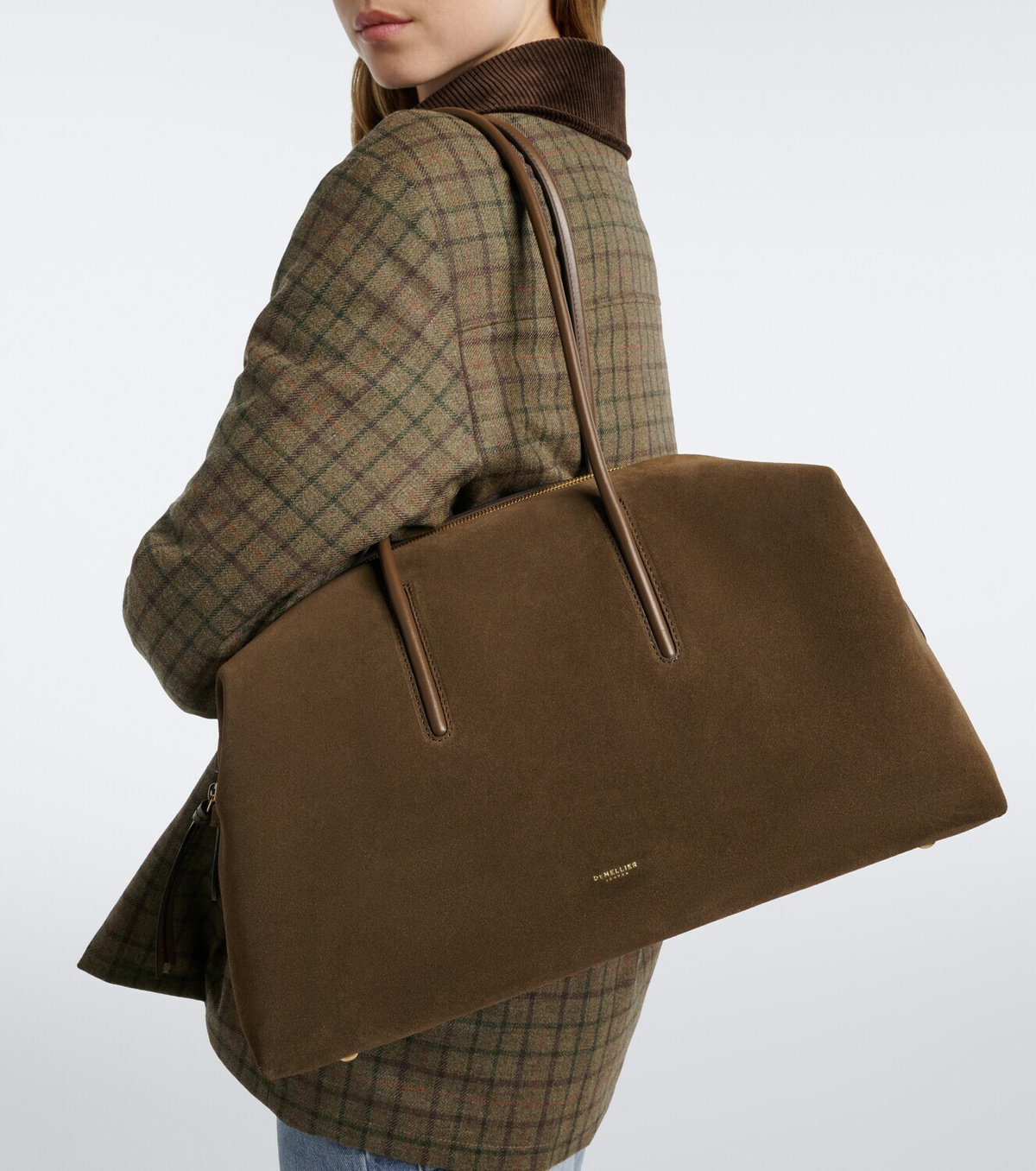 DeMellier Stockholm Large suede tote bag
